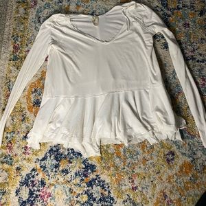 We the free - White Peplum Too